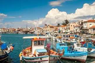 poros island harbor